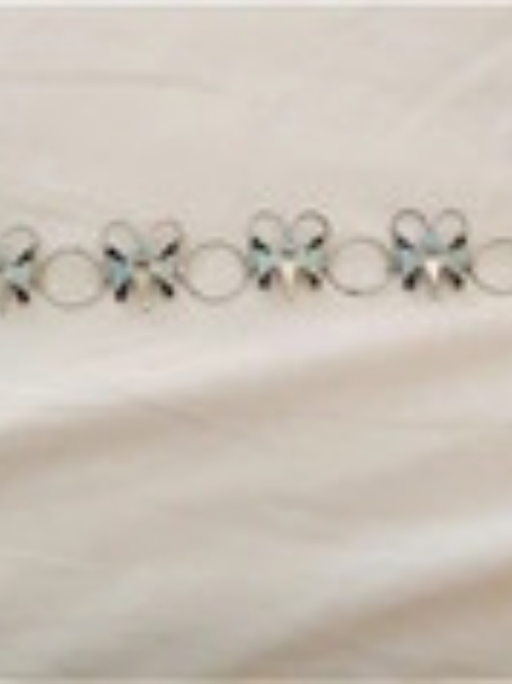 Turquoise Butterfly Statement Necklace - Picture 6 of 8